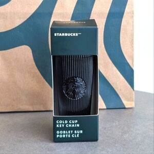 Starbucks Black Cold Cup Key Chain